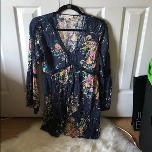 Boho floral dress
